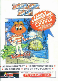 Boulder Dash Colecovision US box art